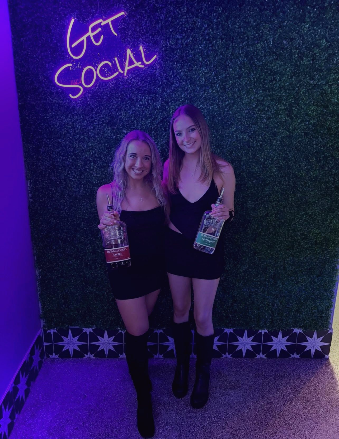 Guests enjoying a night out at Downtown Social